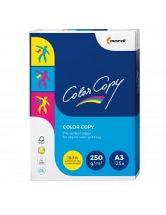 Carta Color Copy Mondi - A3 - 250 g/mq - 6372 (risma125) Mondi - 1