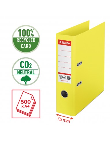 Registratore a leva Esselte Zero Emissioni CO2 - Commerciale - dorso 75 mm Esselte - 11