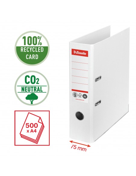 Registratore a leva Esselte Zero Emissioni CO2 - Commerciale - dorso 75 mm Esselte - 13