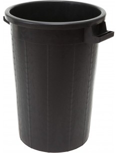 Bidone Pattumiera in plastica antiurto Garden Senza Coperchio Lt. 75 I.C.S. - 1