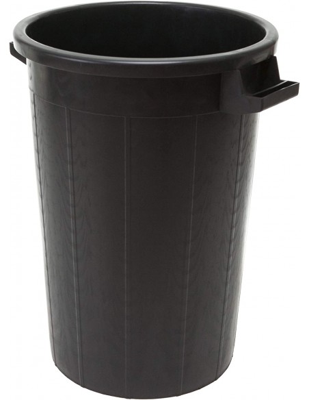 Bidone Pattumiera in plastica antiurto Garden Senza Coperchio Lt. 75 I.C.S. - 1