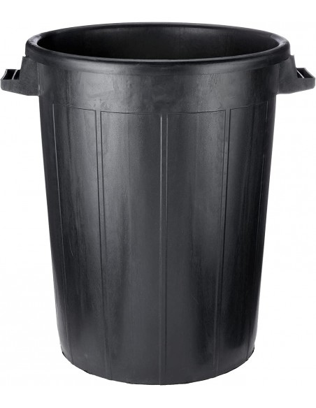 Bidone Pattumiera in plastica antiurto Garden Senza Coperchio Lt.100 I.C.S. - 1
