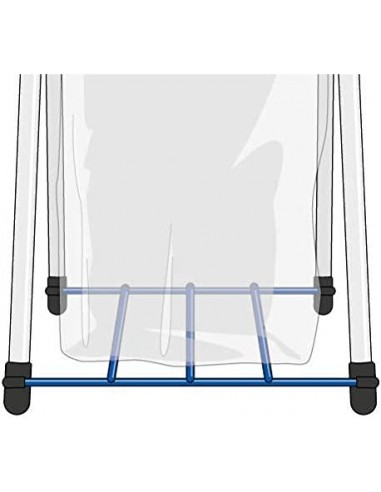 Pattumiera portasacchi tre scomparti per raccolta differenziata Gimi Nature Plus GIMI - 4