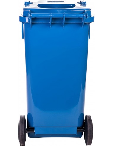 Pattumiera Per Raccolta Differenziata Con Ruote Blu Lt.120 I.C.S. - 2