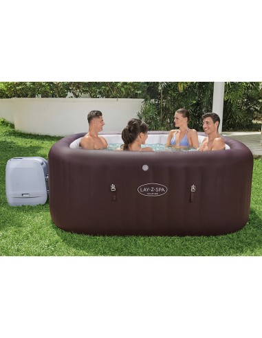 Piscina Con Idromassaggio Gonfiabile Riscaldata BestWay mod: Maldives 60033 Cm.201X201X80H BESTWAY - 3