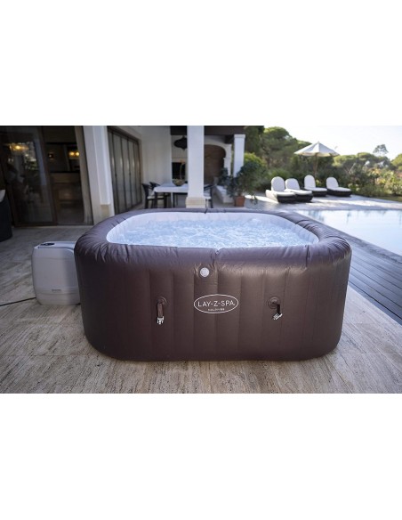 Piscina Con Idromassaggio Gonfiabile Riscaldata BestWay mod: Maldives 60033 Cm.201X201X80H BESTWAY - 5