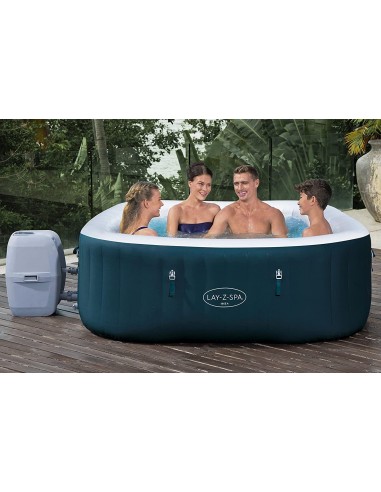 Piscina Con Idromassaggio Gonfiabile Riscaldata BestWay 60015 mod: Ibiza Cm.180X180X66H BESTWAY - 3