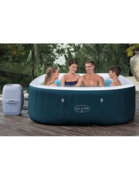 Piscina Con Idromassaggio Gonfiabile Riscaldata BestWay 60015 mod: Ibiza Cm.180X180X66H BESTWAY - 3