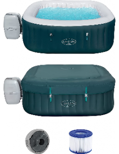 Piscina Con Idromassaggio Gonfiabile Riscaldata BestWay 60015 mod: Ibiza Cm.180X180X66H BESTWAY - 1 2