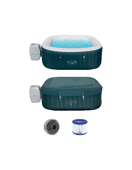 Piscina Con Idromassaggio Gonfiabile Riscaldata BestWay 60015 mod: Ibiza Cm.180X180X66H BESTWAY - 2