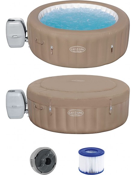 Piscina Con Idromassaggio Gonfiabile Riscaldata BestWay 60017 mod: Palm Spring  Cm.196X71,46H BESTWAY - 2