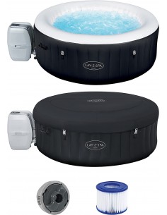 Piscina Con Idromassaggio Gonfiabile Riscaldata BestWay 60001 mod: Miami 60001 Cm.180X66 BESTWAY - 1 2