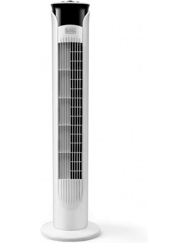 Ventilatore a Torre da 81 cm Oscillante Black+Decker mod: Bxeft47E Black&Decker - 1