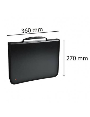 Portablocco congressi Exafolder Exacompta - nero - 55634E Exacompta - 5