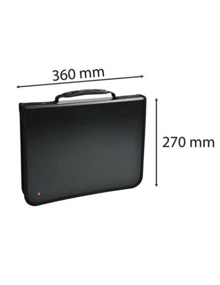 Portablocco congressi Exafolder Exacompta - nero - 55634E Exacompta - 5