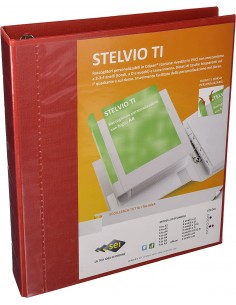 Raccoglitore Personalizzabile Sei Rota Stelvio TI - A4  - 4 anelli a D da 30mm - Dorso 4 cm 22x30cm Sei Rota - 3