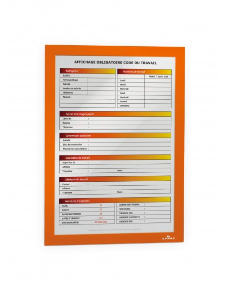 Cornici adesive Duraframe® Durable - A4 - 4882 (Conf. 10) Durable - 44