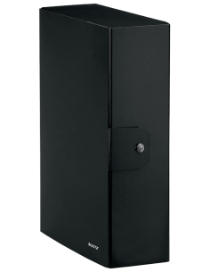 Scatola portaprogetti Leitz WOW in cartone - dorso 10 cm - formato 25x35 cm nero 39680095 Leitz - 1