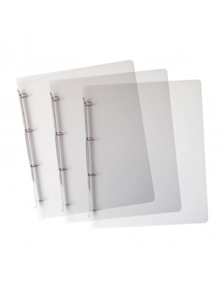 Raccoglitore In Ppl Trasparente Favorit Lumina Formato 22X30cm 4 Anelli Tondi Dorso 20 mm Favorit - 2