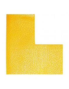 Segnaletica da pavimento forma "L" DURABLE RAL 1003 giallo 10x15 cm Conf. 10 pezzi - 1702-04 Durable - 1 2