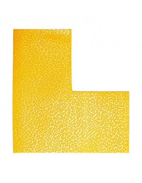 Segnaletica da pavimento forma "L" DURABLE RAL 1003 giallo 10x15 cm Conf. 10 pezzi - 1702-04 Durable - 2