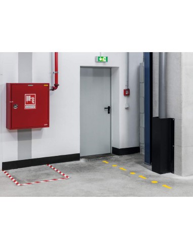 Segnaletica da pavimento forma "Freccia" DURABLE RAL 1003 giallo 10x20 cm Conf. 10 pezzi - 1705-04 Durable - 4