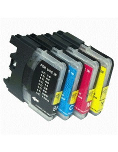 Compatibile 12ML Ciano Brother LC61,LC980, LC1100, LC985