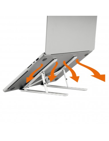 Durable Supporto Alza Notebook/Tablet fino a 15", Pieghevole e Regolabile In Altezza 5051-23 Durable - 5