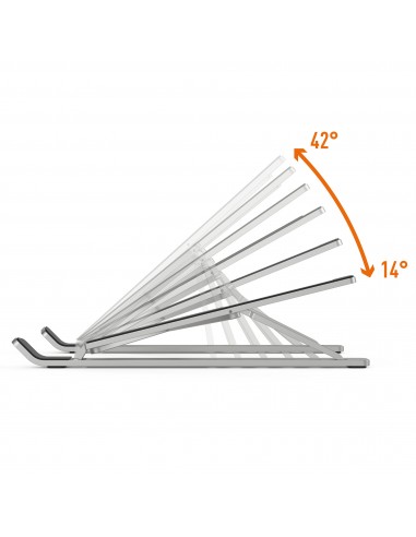 Durable Supporto Alza Notebook/Tablet fino a 15", Pieghevole e Regolabile In Altezza 5051-23 Durable - 6