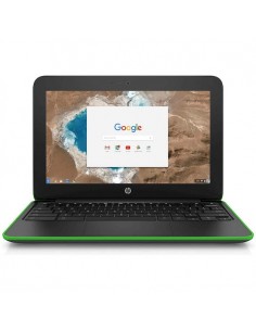 Rigenerato Notebook HP Chromebook 11 G5 EE Celeron N3060 1.6GHz 4GB 16GB SSD 11.6 HD LED Chrome OS Green [Grade B]