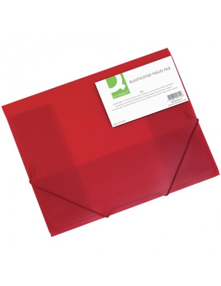 Cartellina a 3 lembi Q-Connect A4 ppl dorso 3 cm colori assortiti  - 4