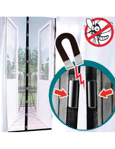 Zanzariera A Calamita H230 X L120Cm Bianco