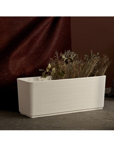 Vaso Rettangolare Sinai Dot 131Lt Sabbia Teraplast