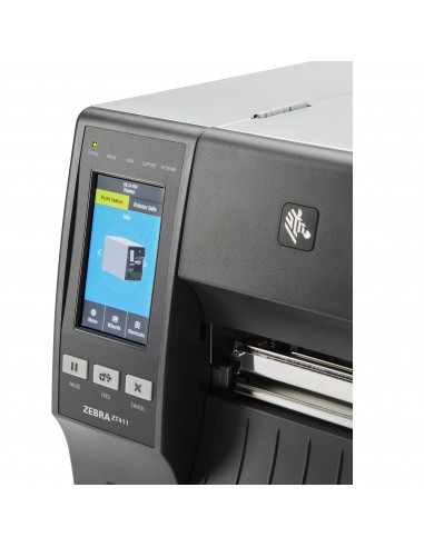Stampante Zebra ZT411, 203dpi, Display a colori, USB, RS232, BT (4.1), LAN - ZT41142-T0E0000Z Zebra - 3