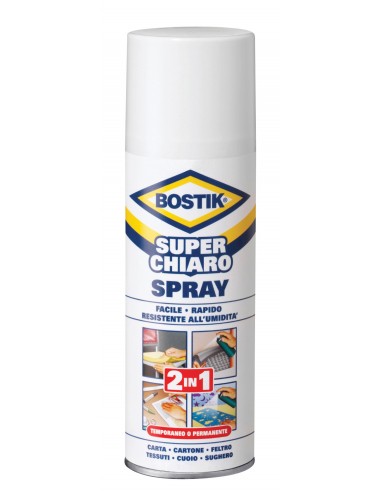 Bostik Superchiaro Spray Colla Universale Da 500Ml Bostik - 1