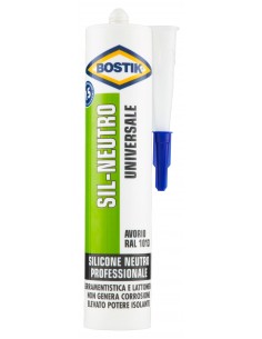 Bostik Sil-Neutro Silicone Universale Avorio In Cartuccia Da 300ml Bostik - 1