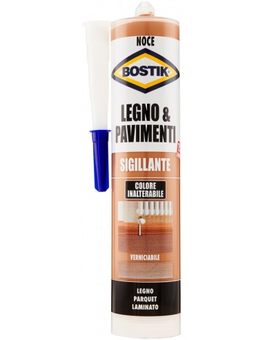 Bostik Sigillante Legno & Pavimenti Noce In Cartuccia Da 300Ml Bostik - 1