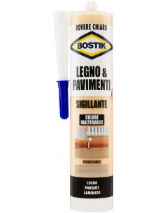Bostik Sigillante Legno & Pavimenti Rovere Chiaro In Cartuccia Da 300Ml Bostik - 1