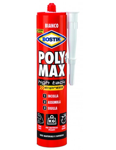 Bostik Poly Max High Tack Express Bianco In Cartuccia Da 440Ml Bostik - 1