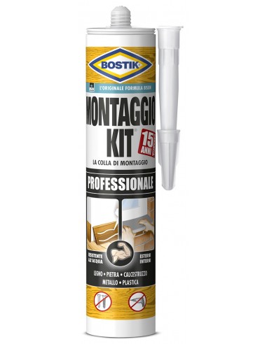 Bostik Montaggio Kit Professionale Colla Di Montaggio Cartuccia Da 350Ml Bostik - 1