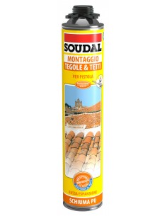 Soudal Schiuma Poliuretanica Tegole & Tetti Per Pistola 750Ml SOUDAL - 1