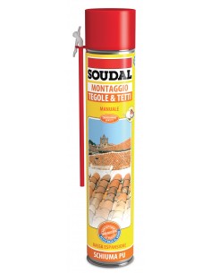 Soudal Schiuma Poliuretanica Tegole & Tetti Con Applicatore 750Ml SOUDAL - 1