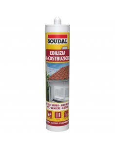 Soudal Silicone Edilizia E Costruzioni Grigio Cartuccia Da 300Ml. SOUDAL - 1