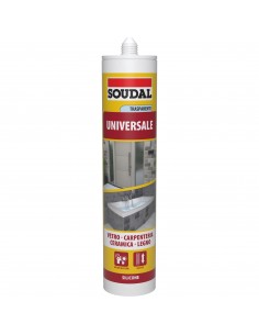 Soudal Silicone Universale Trasparente In Cartuccia Da 280 Ml. SOUDAL - 1