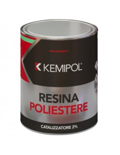 Kemipol Resina Poliestere Con Catalizzatore Ml.750 per vetroresina, metalli e pvc KEMIPOL - 1