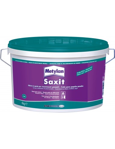 Metylan Saxit Adesivo in Pasta Per Rivestimenti Kg.4 METYLAN - 1