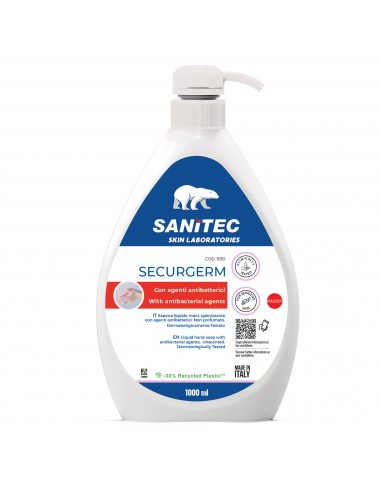 Sapone Mani Antibatterico Igienizzante - Sanitec Securgerm - 1 lt - 1030 Sanitec - 5