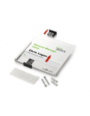 Targhe fuoriporta parete DURABLE INFO SIGN alluminio/acrilico trasparente Durable - 9