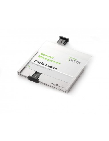 Targhe fuoriporta parete DURABLE INFO SIGN alluminio/acrilico trasparente Durable - 11