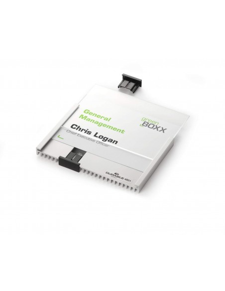 Targhe fuoriporta parete DURABLE INFO SIGN alluminio/acrilico trasparente Durable - 11